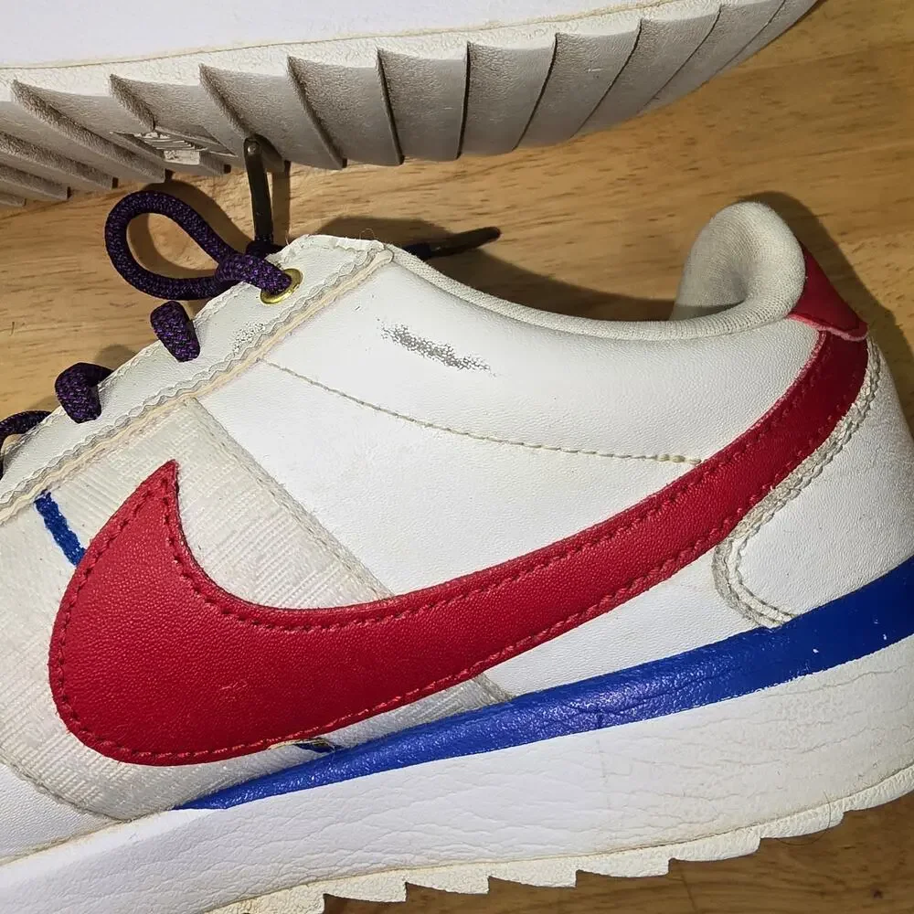 Nike Cortez G Golf Shoes Forrest Gump Colorway White Size 9 Womens